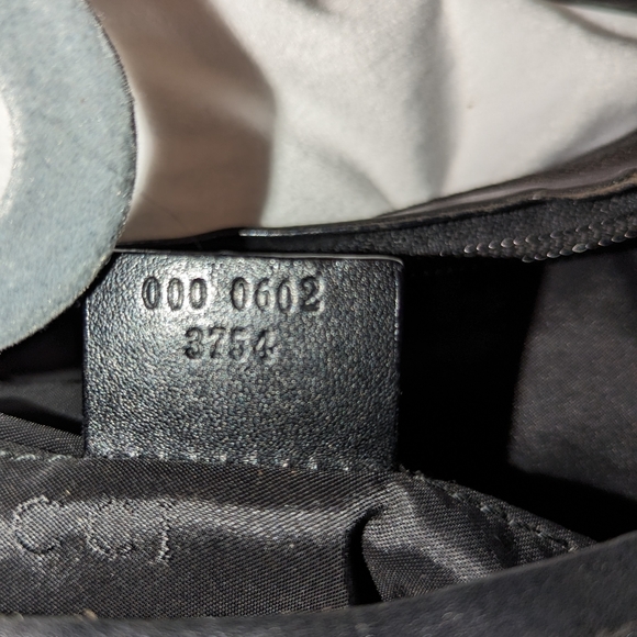 Gucci Nylon Shoulder Purse Handbag Black Vintage VGC with COA - Picture 14 of 16